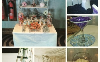 sweets ladder table plan chair covers martini vase fish bowl centre piece 