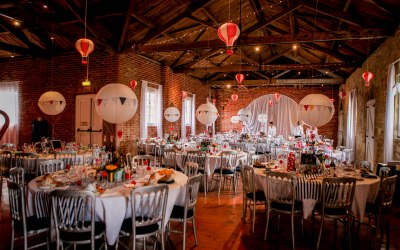 Hot air balloon venue dress