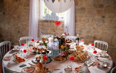 Table dressing for a fun theme