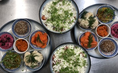 Meze, pickled veg & salad