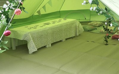 Bell tent party hire