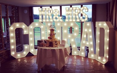 Mini Mr & Mrs and Surname 