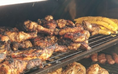 Food on the grill