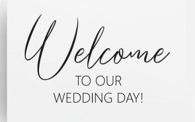 poppysageandwillow.com Welcome to our Wedding Day Signage