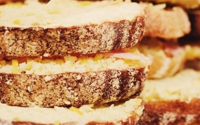 Artisan Sourdough bread & Big Melts 3 Cheese Blend