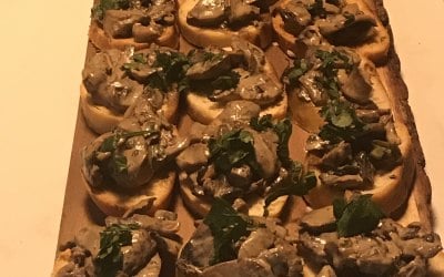 Mushroom Bruschetta 