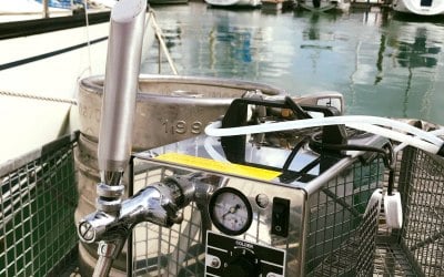 Beer on a boat