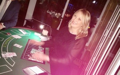 One of our enthusiastic croupiers.