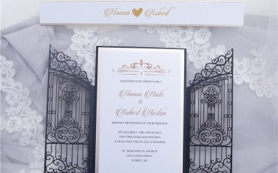 Laser cut gates
