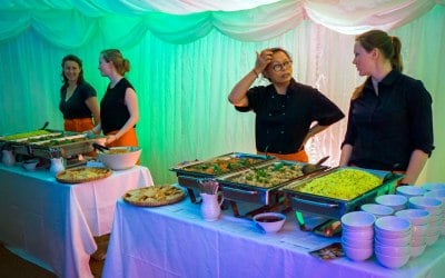 Buffet for Highfield School alumni party