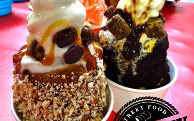 Chimney Cups with Various Toppings
