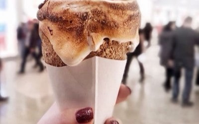 Chimney Cone and Ice Cream