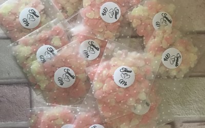 Our confetti is 50p a bag