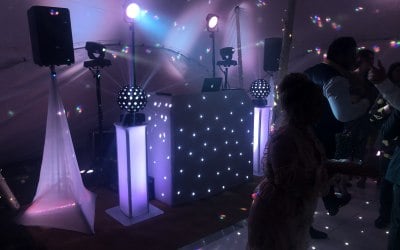 Pete & Caris' Wedding Dancefloor 