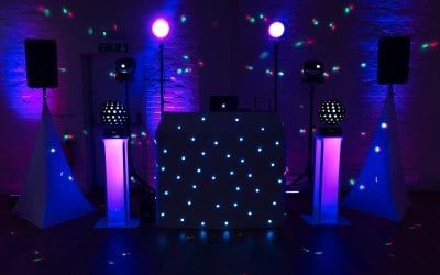 Tom & Amy's Wedding Set Up