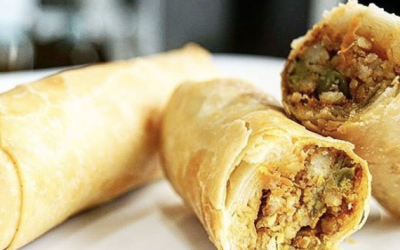 Crispy Veg Spring Rolls 