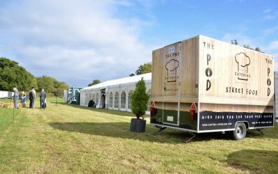 Our mobile catering unit The Pod. 
