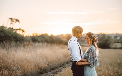 Golden hour in Somerset 