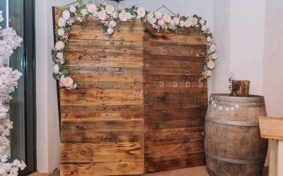 Rustic back drop