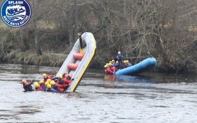 Rafts doing wheelies