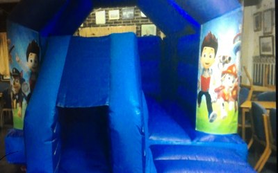 Paw Patrol castle/slide combo