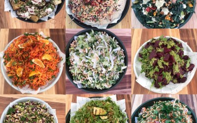 Selection of Salads for our Healthy Salad Box option