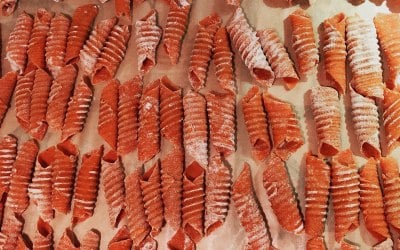 Paprika garganelli