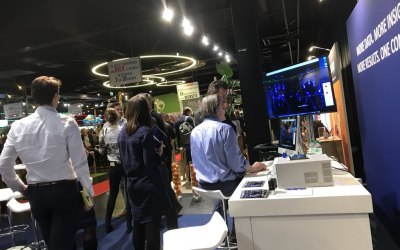 Kirlian attraction on Dynata stand in Utrecht