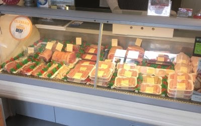 Always fresh local meat 