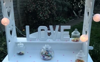 Candy Cart set up (example)