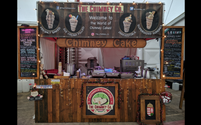 The stall with Christmas decorations