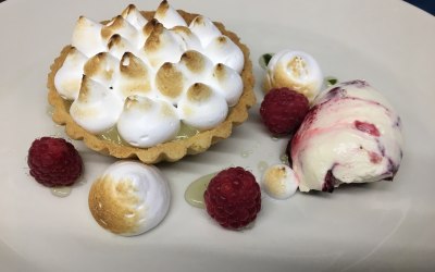 Lemon meringue pie.