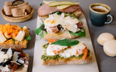 Our range of well-loved sandwiches has something for everyone, and come catered on baguettes, mini-ciabattas, and open baguette sandwiches.