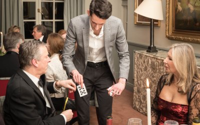 Close-up Magic at the Queens Club London