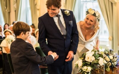 Charlie steps up as Best Man