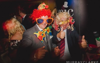 Dancing action outside the Photo Booth