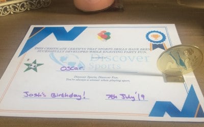 Trophy and certificate 