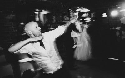 Wedding event - dancing stage