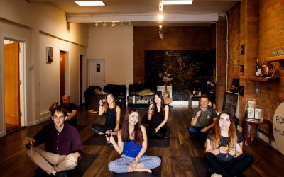 Event photo - Yoga & Wine event
