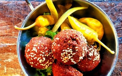 Fresh, hand-made falafel