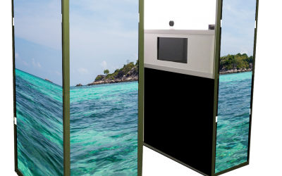 Tropical booth for any of those summer parties!
