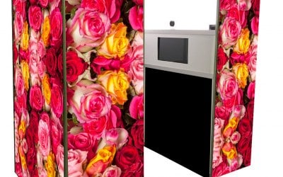 Our rose booth perfect for your wedding