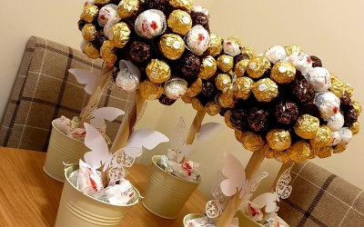 Sweet Trees available as individual items or as centrepieces