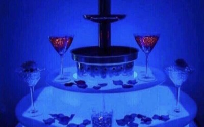 LED Lit Chocolate Fountain