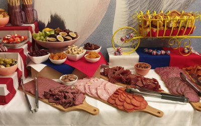 USA Themed Wedding Hot & Cold Buffet
