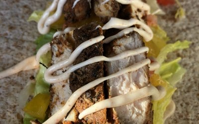 Cajun Chicken Wrap 