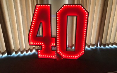 Colour Changing Light Up Numbers 