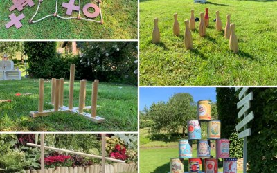 Quality Wooden Garden Games Package - Includes 8 Garden Games 