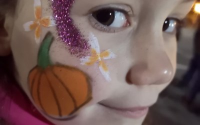 Pumpkin with glitter