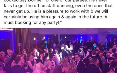 Great reviews from Corporate Events